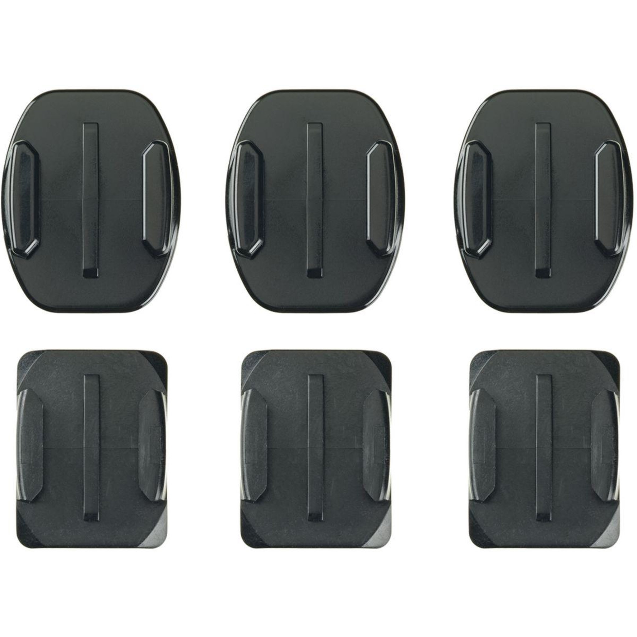 GOPRO Fixation adhésive plate et courbe x6