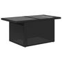 Voir la diapositive 4 : VIDAXL Salon de jardin avec coussins 2pcs noir resine tressee et verre