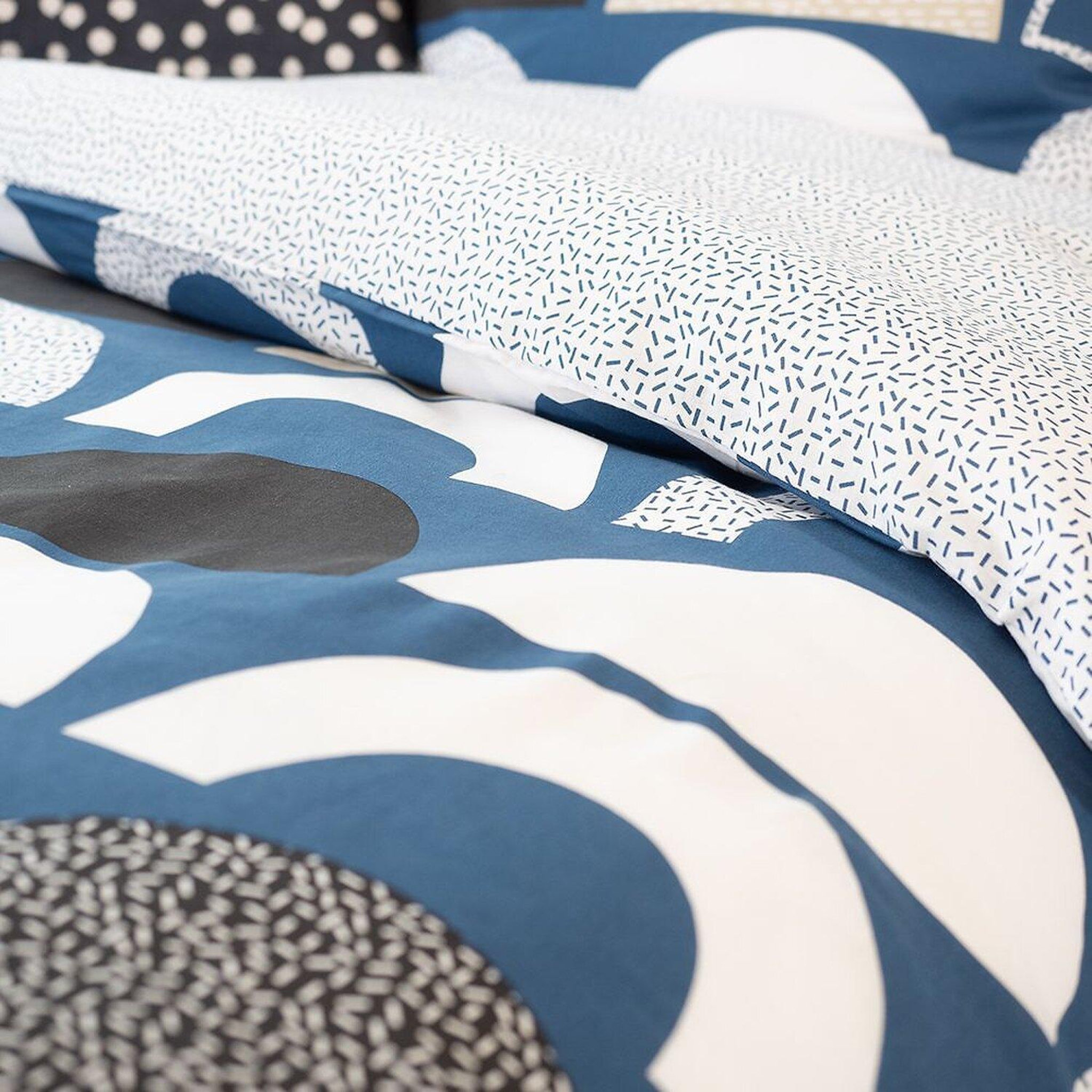 Voir la diapositive 3 : Home collection Parure housse de couette 100% coton 57fils berlioz