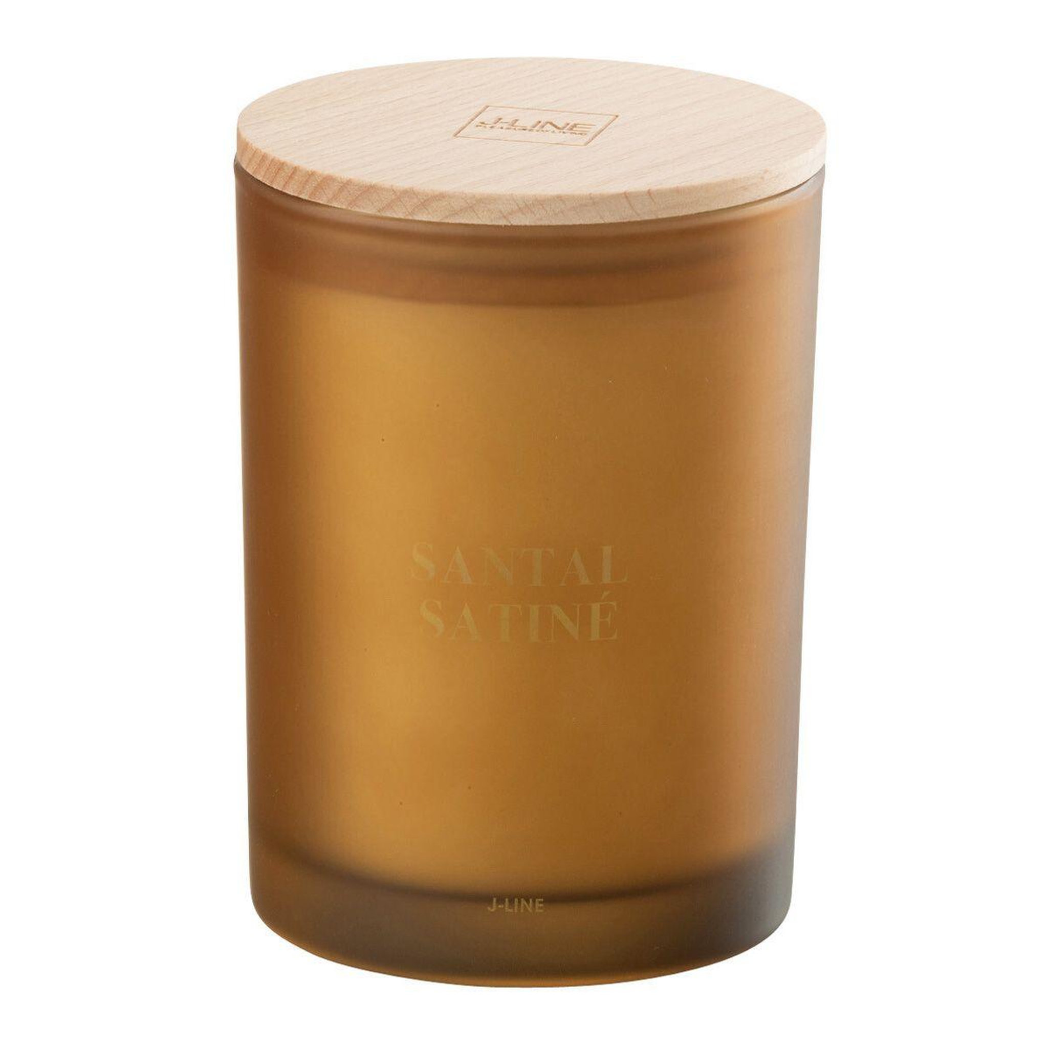 J-LINE Bougie parfumée  accords essentiels  12cm santal satiné