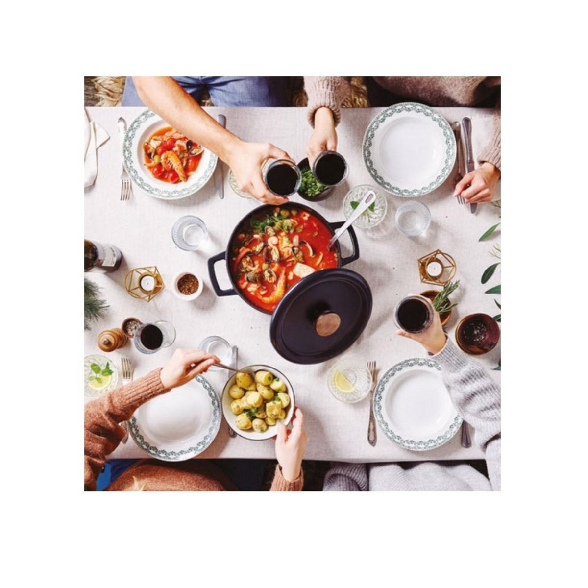 Beka Cocotte en fonte émaillée 30cm noir - 100168