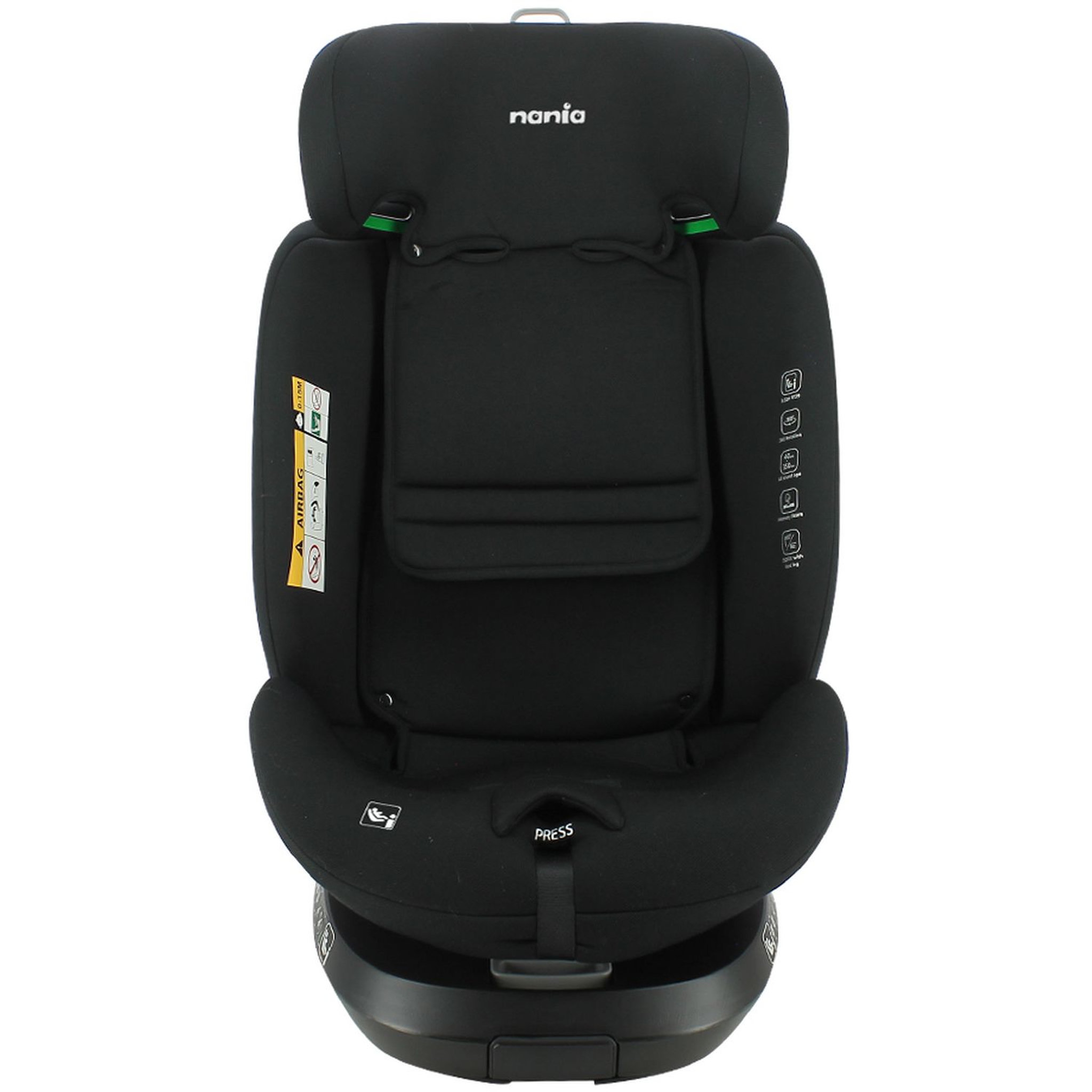 Voir la diapositive 2 : NANIA Siège auto SPIRIT pivotant 360° - I-Size 40-150 cm