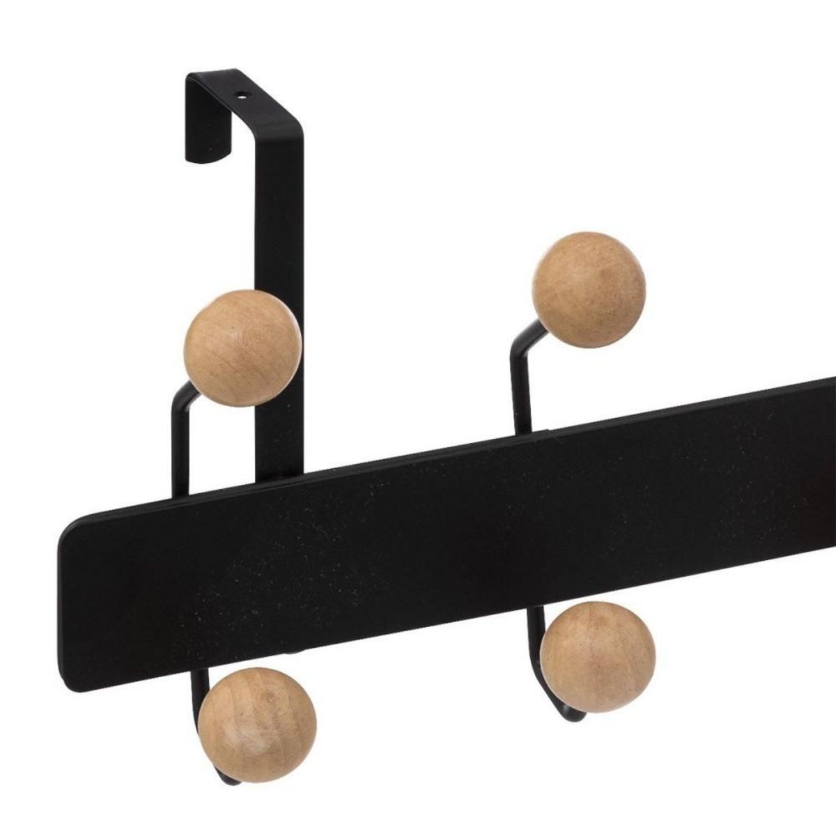 ATMOSPHERA Patère boule bois 10 têtes pour porte