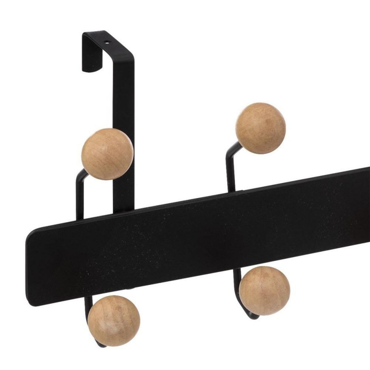 ATMOSPHERA Patère boule bois 10 têtes pour porte