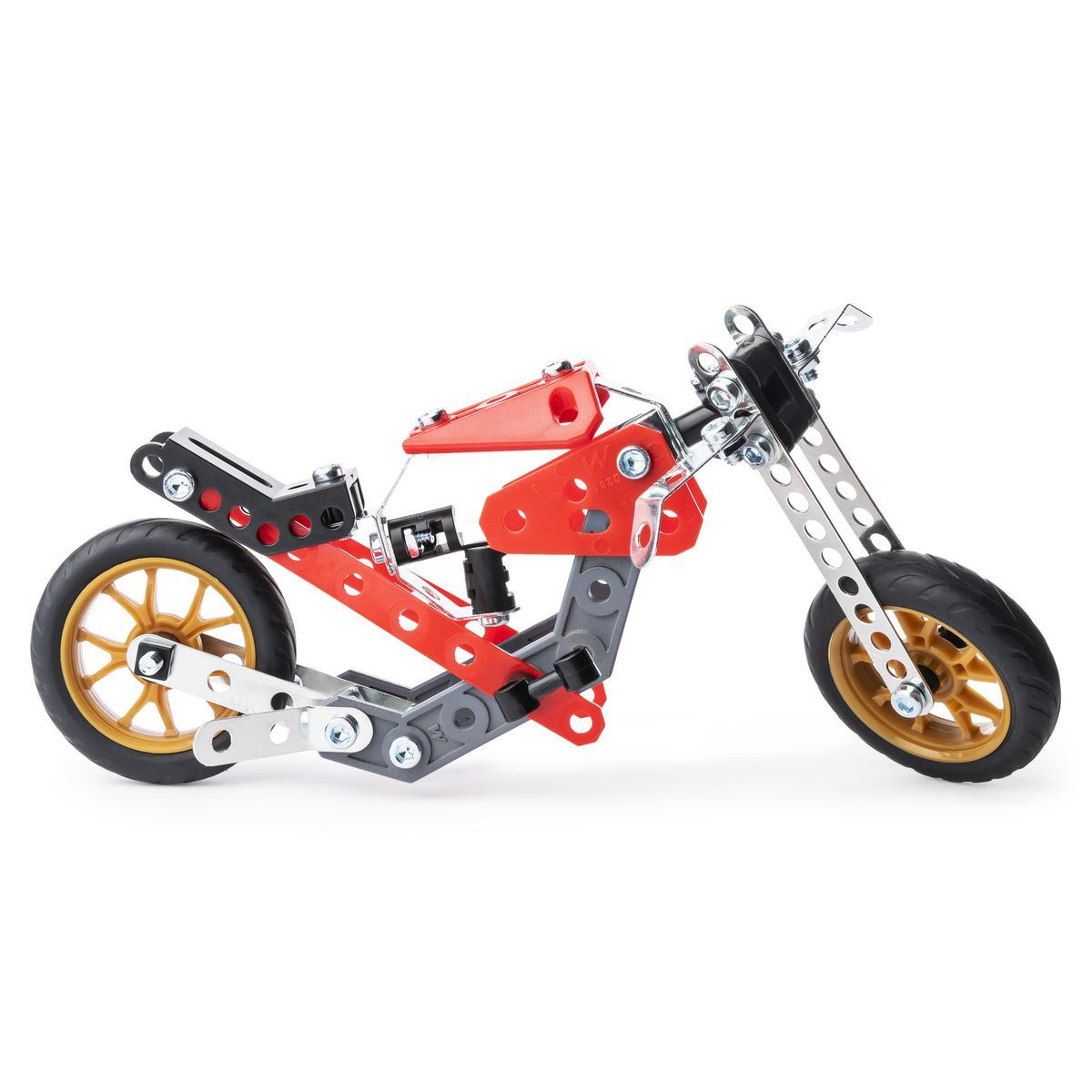 SPIN MASTER Jeu de construction Voiture et Moto - 5 modèles Meccano