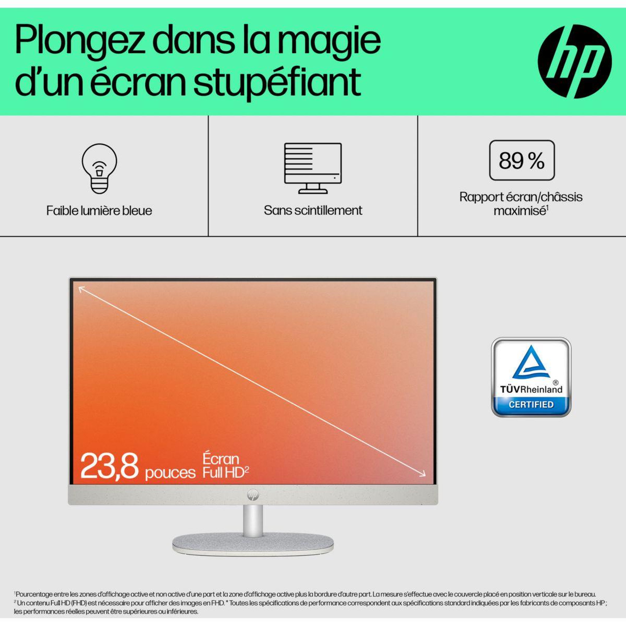 Voir la diapositive 4 : HP Ordinateur tout-en-un 24-cr0027nf