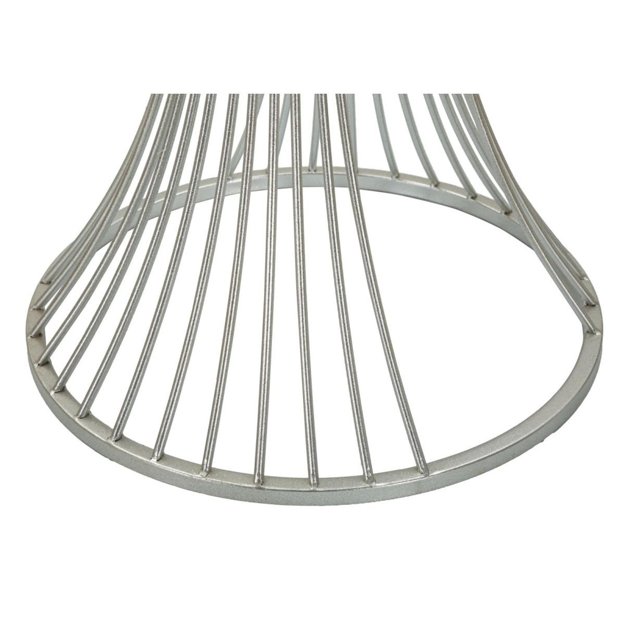 Voir la diapositive 6 : Paris Prix Table d'appoint en marbre  funnel  79cm argent