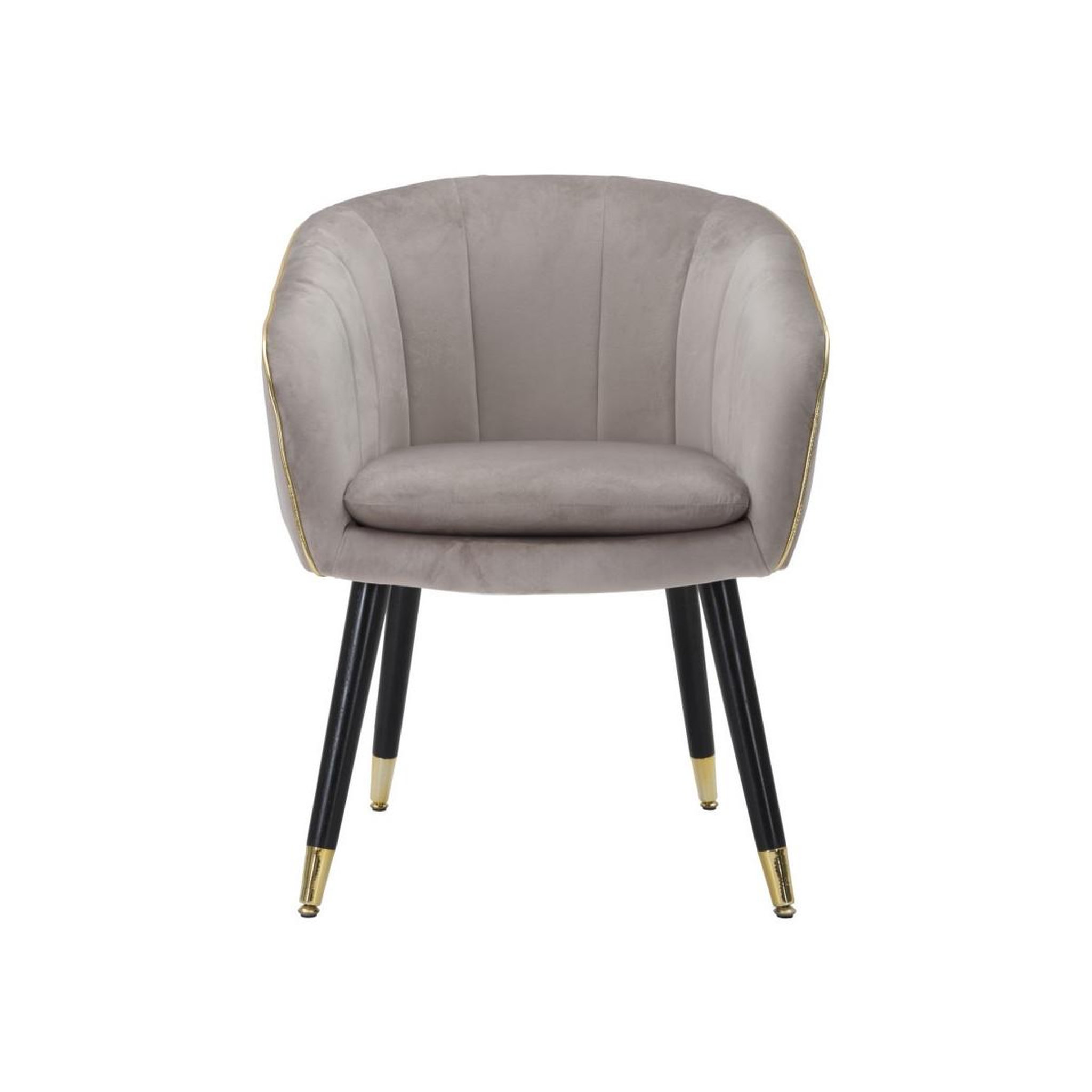 Voir la diapositive 2 : Paris Prix Fauteuil design en tissu  paris  78cm gris