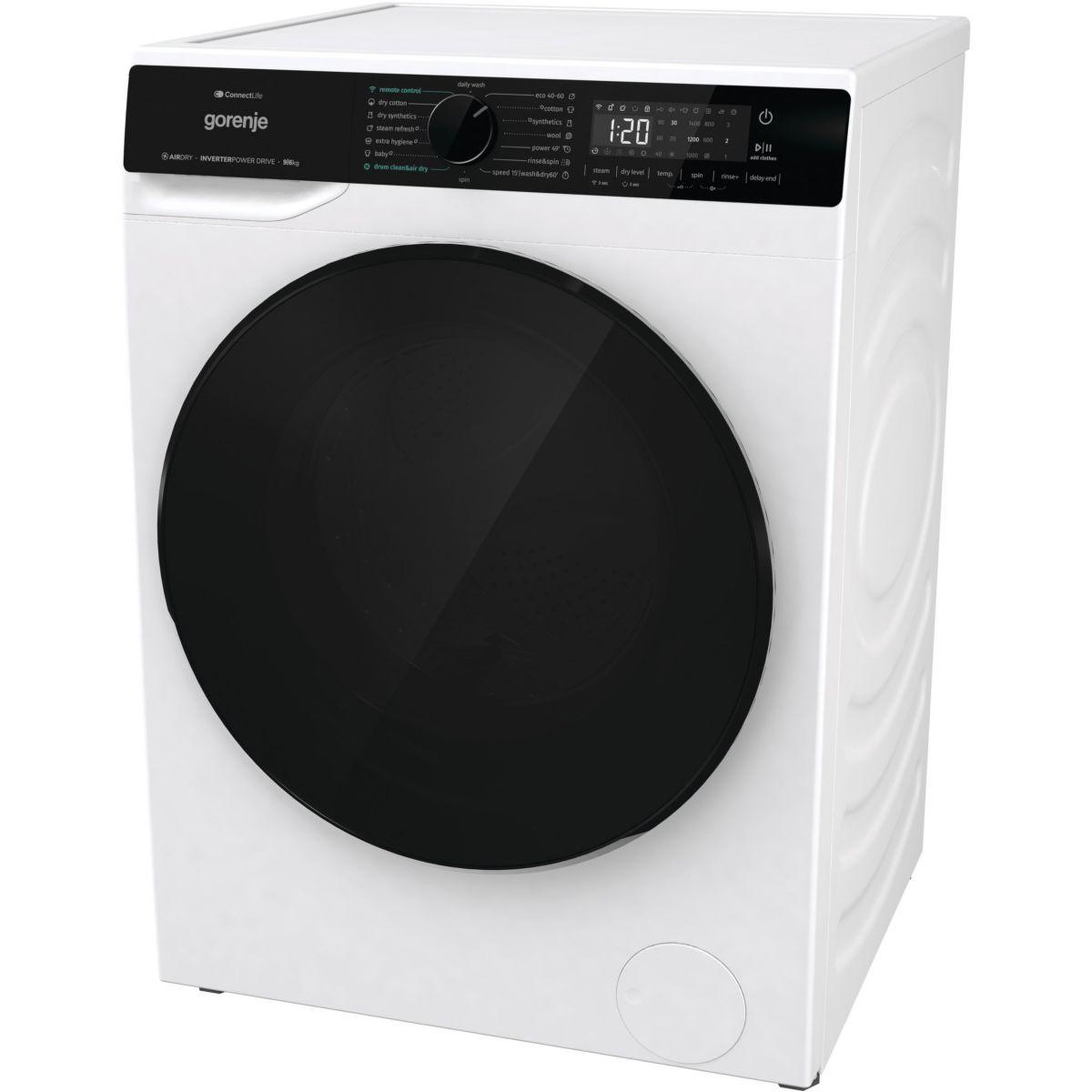 Voir la diapositive 2 : GORENJE Lave linge séchant hublot wd2pa964adw