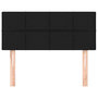 Voir la diapositive 3 : VIDAXL Tete de lit Noir 100x5x78/88 cm Tissu