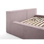 Voir la diapositive 5 : LISA DESIGN Stella - lit coffre - 140x190 cm - sommier inclus - en velours côtelé