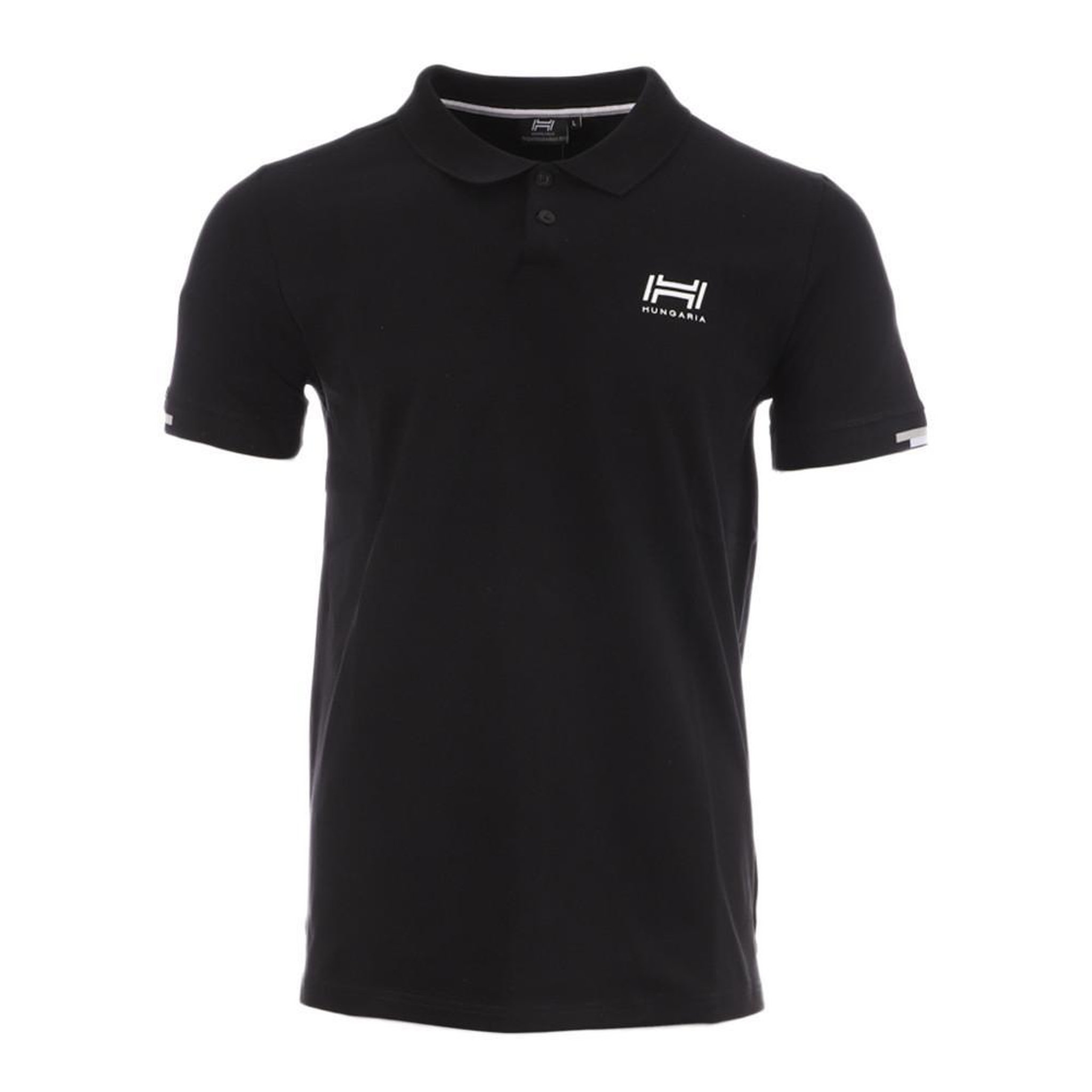 HUNGARIA Polo  Homme Hungaria Jeki. Coloris disponibles : Noir