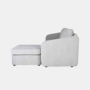 Voir la diapositive 3 : CONCEPT USINE Canapé modulable 3 places gris clair avec pouf KONEKT