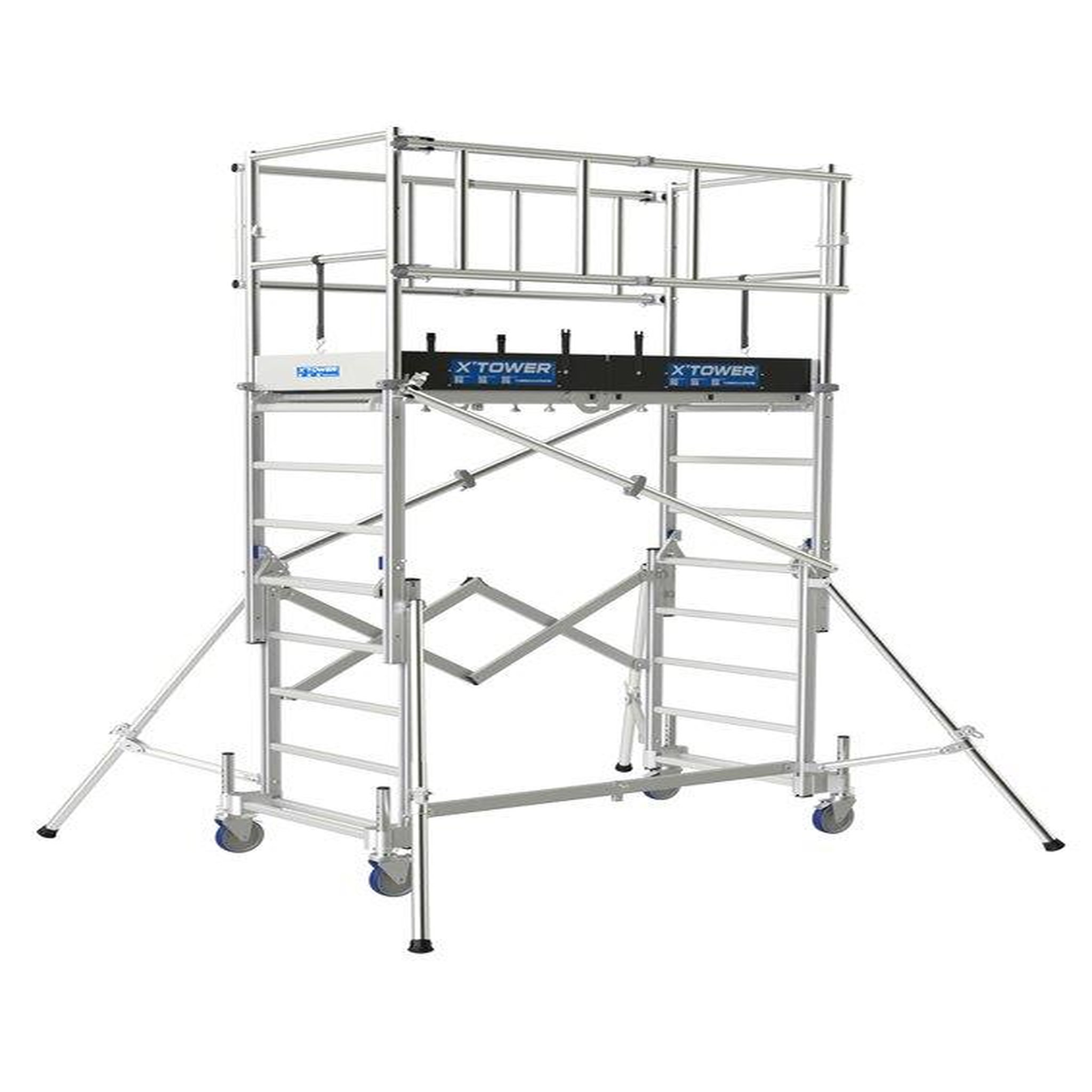 TUBESCA Echafaudage roulant X'TOWER 2m00 plancher (4m00 travail)