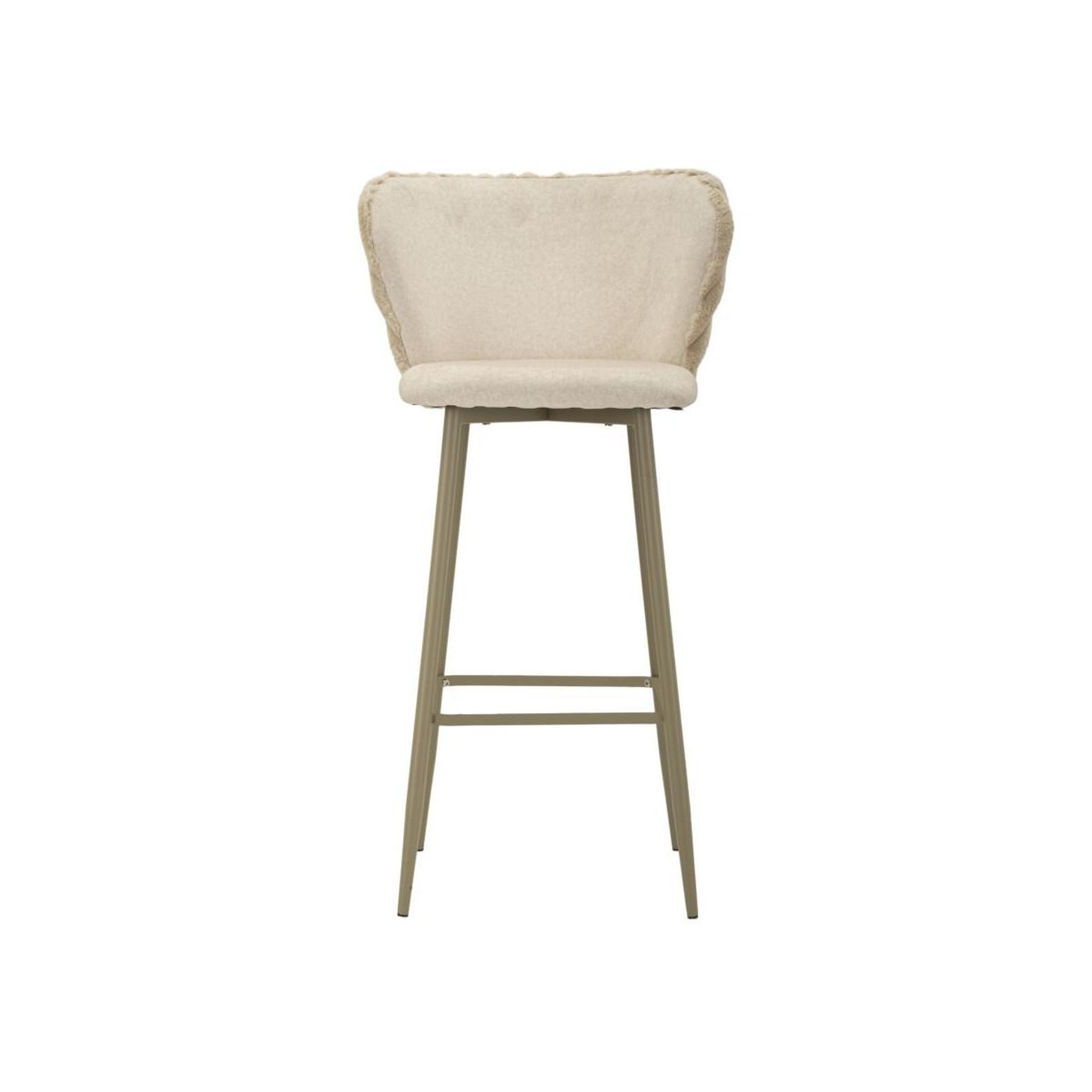 Voir la diapositive 3 : Paris Prix Lot de 2 chaises de bar design  alaska  106cm crème