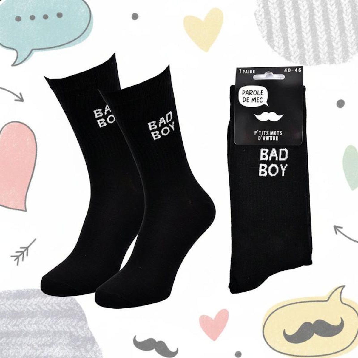 OZABI OZABI Chaussettes Homme Message Humoristiques