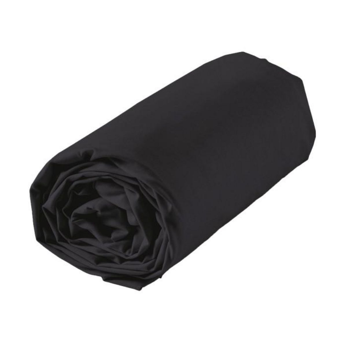 Paris Prix Drap Housse  Lina  90x190cm Charbon