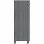 Voir la diapositive 4 : VIDAXL Armoire a chaussures HAMAR Gris fonce 85x40x108 cm Pin massif