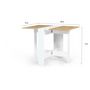 Voir la diapositive 7 : Table console pliable rectangulaire L27/103 cm MADDY