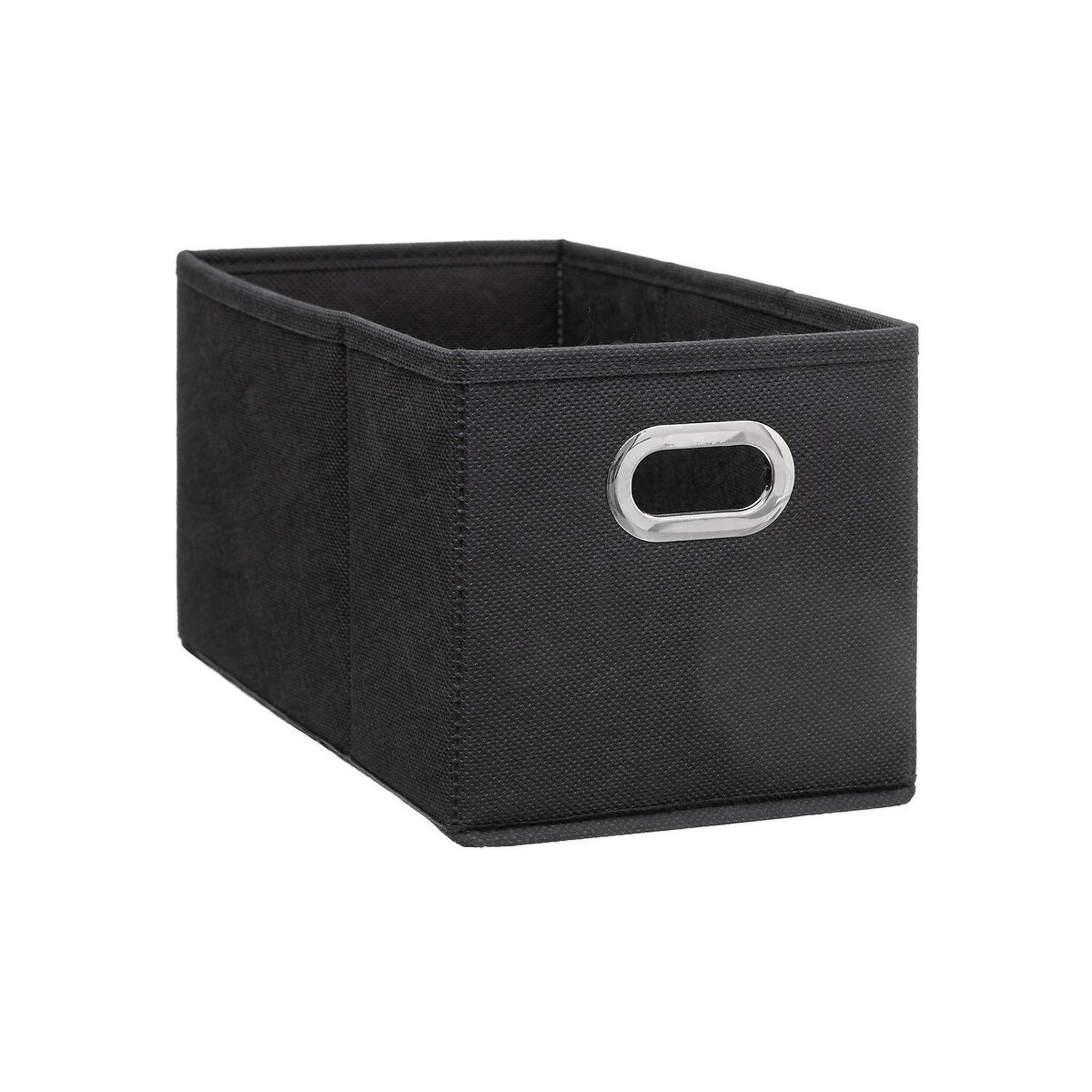 Voir la diapositive 4 : TOILINUX Lot de 12 paniers de rangement en tissu avec poignée mix'n modul