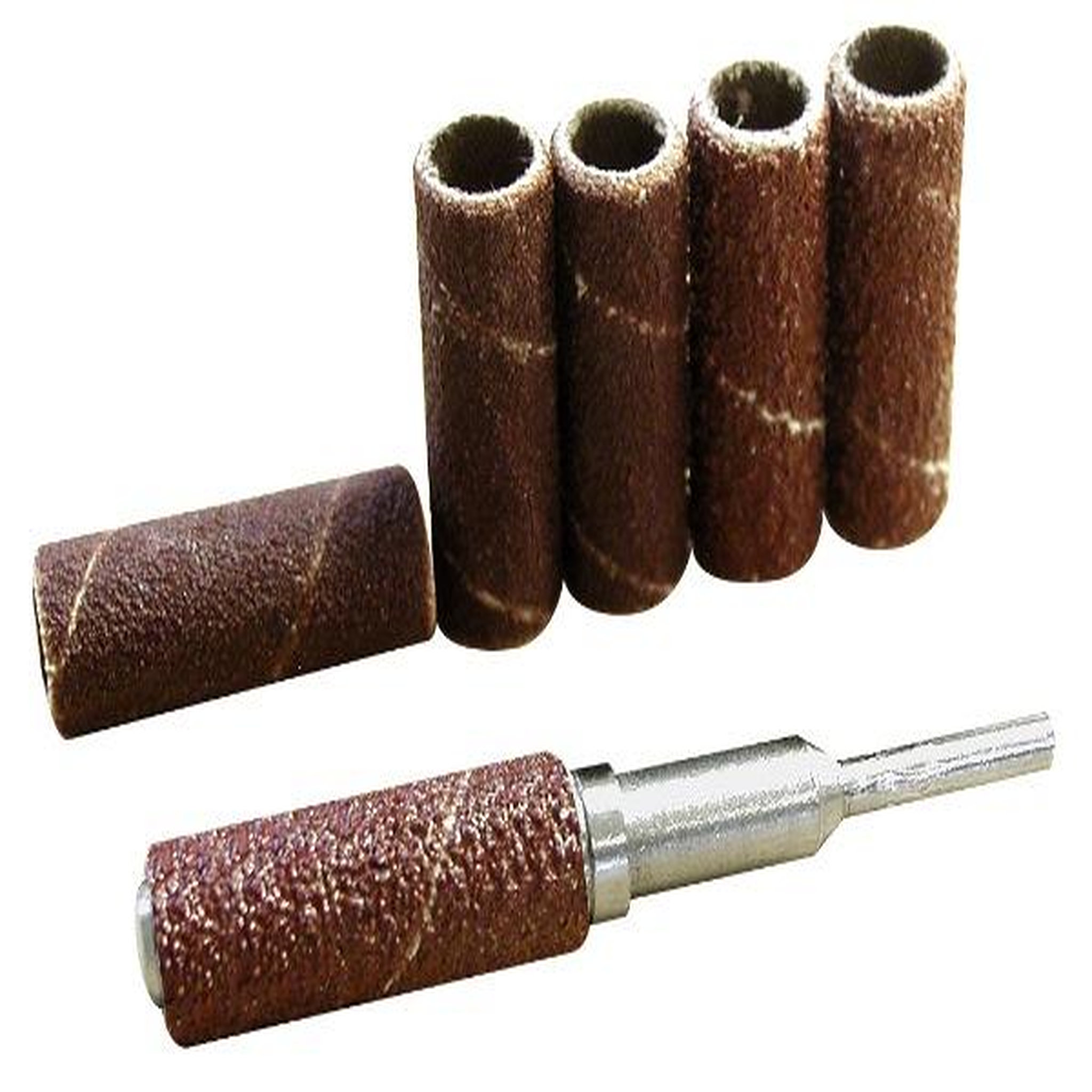 MAXICRAFT 6 tambours abrasifs Ø 9 mm + support