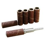 MAXICRAFT 6 tambours abrasifs Ø 9 mm + support