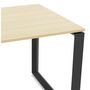 Voir la diapositive 6 : Paris Prix Bureau d'Angle Design  Abigano  170cm Naturel & Noir