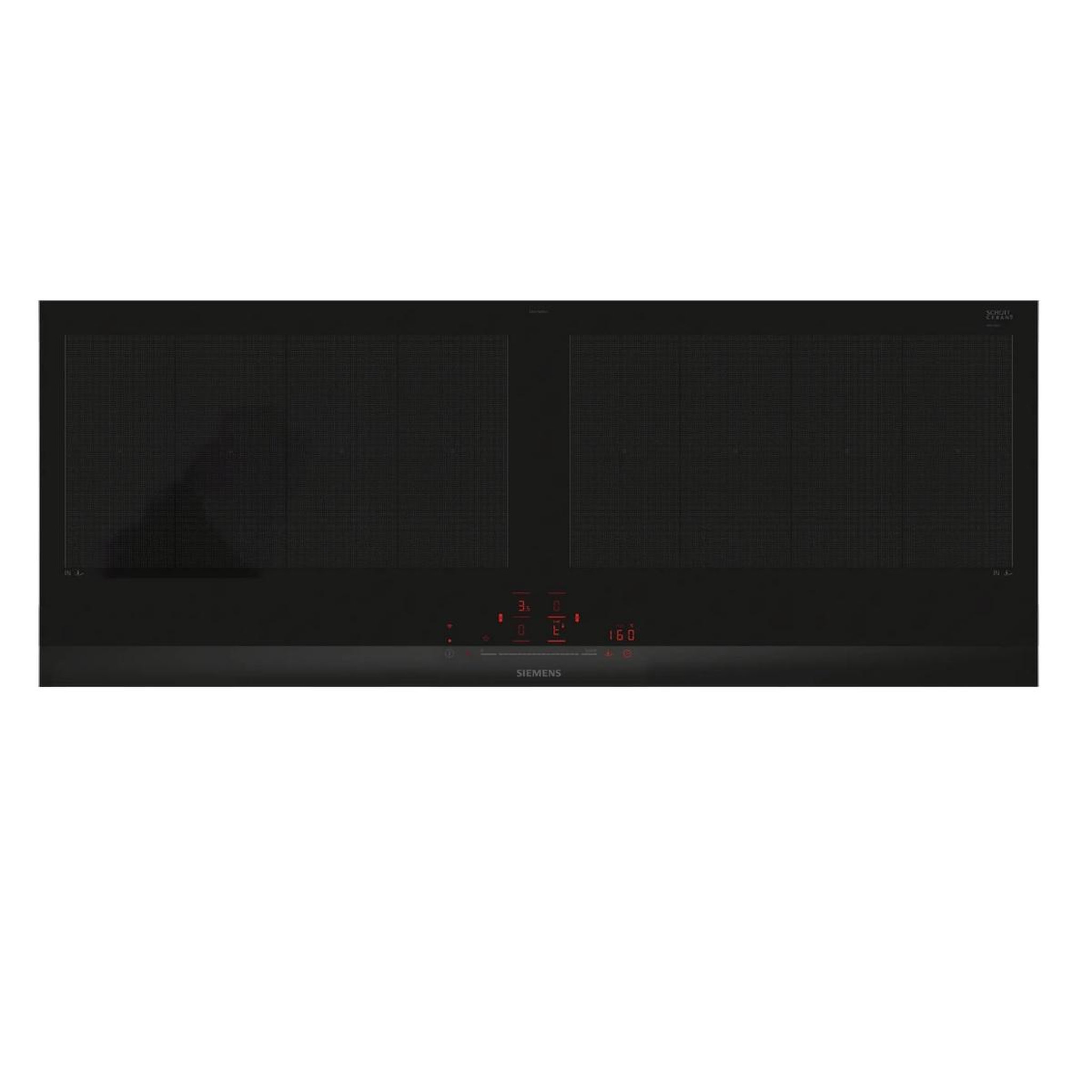 Voir la diapositive 1 : Siemens Table de cuisson à induction  91cm 4feux 7400w noir - EX275HXC1E