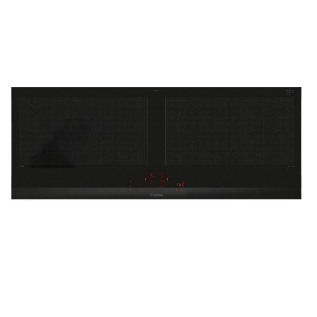 Siemens Table de cuisson à induction  91cm 4feux 7400w noir - EX275HXC1E
