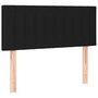 Voir la diapositive 2 : VIDAXL Tete de lit Noir 100x5x78/88 cm Tissu