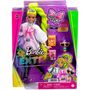 Voir la diapositive 6 : BARBIE Poupée mannequin Barbie Extra natte vert fluo