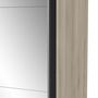 Voir la diapositive 3 : Armoire 2 portes coulissantes 1 miroir L150cm THIBAULT