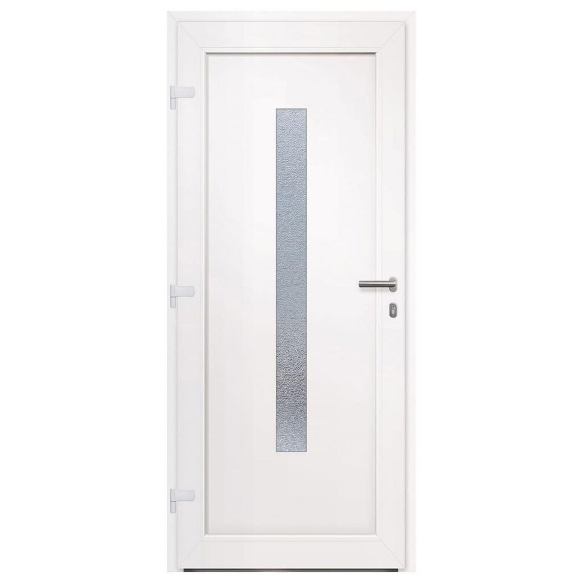 VIDAXL Porte d'entree anthracite 88x200 cm PVC