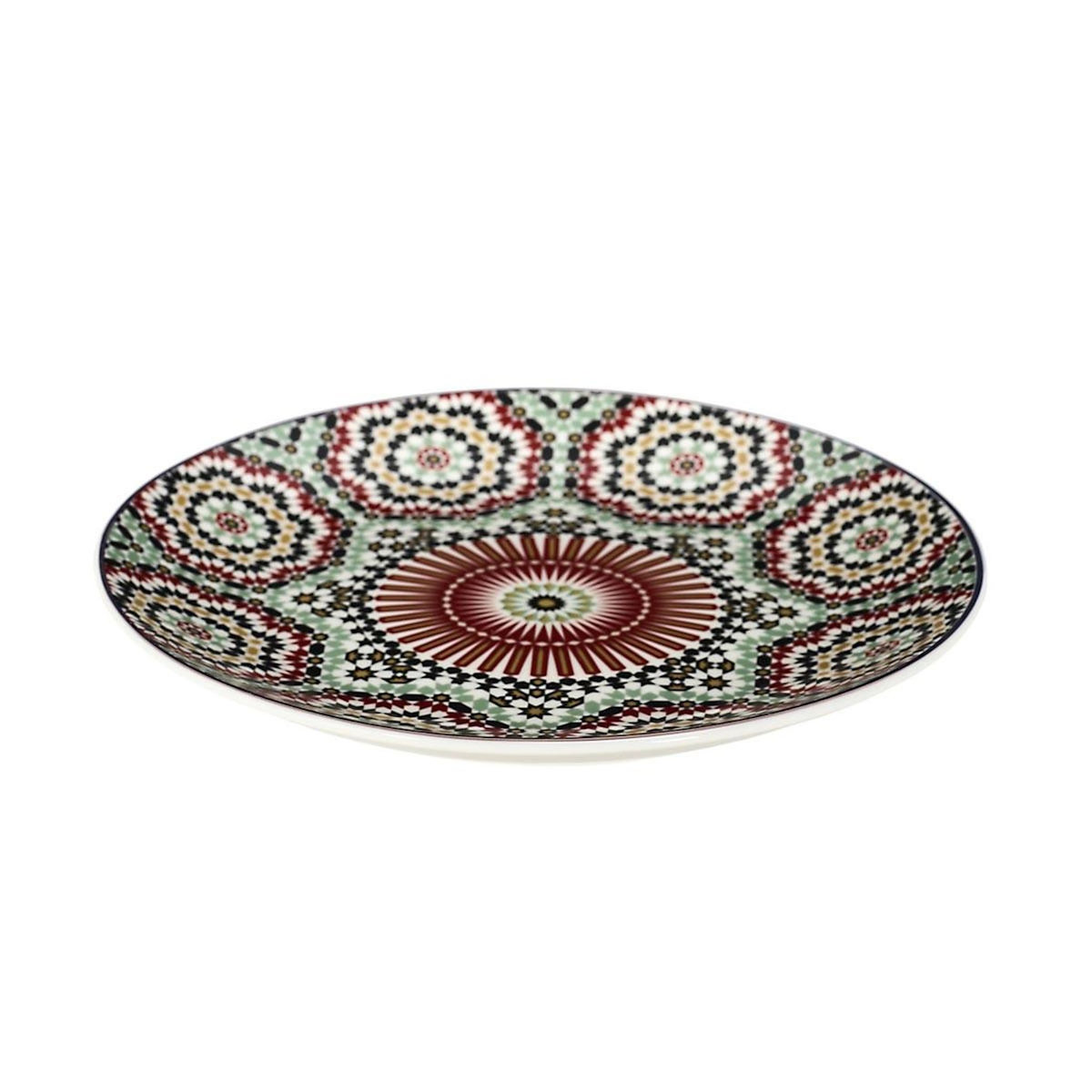 Paris Prix Lot de 6 Assiettes à Dessert  Zahra  20cm Multicolore