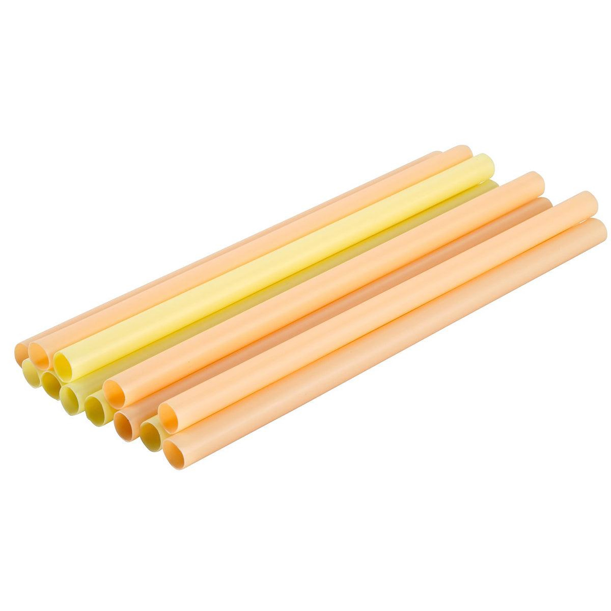 Fackelmann Lot de 12 pailles coloré en plastique 20 cm fackelmann summer party