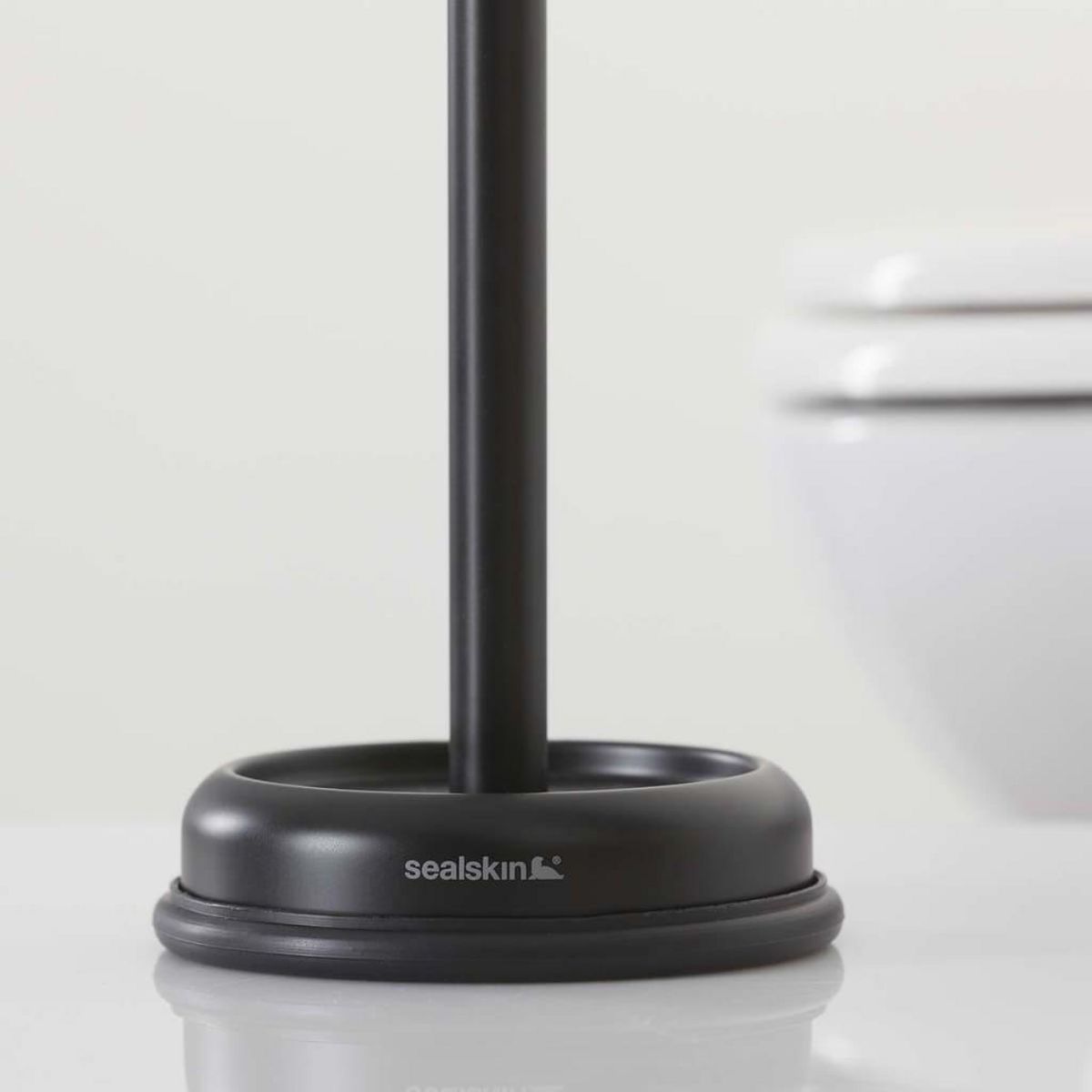 SEALSKIN Sealskin Porte-rouleau de papier hygienique de rechange Acero Noir