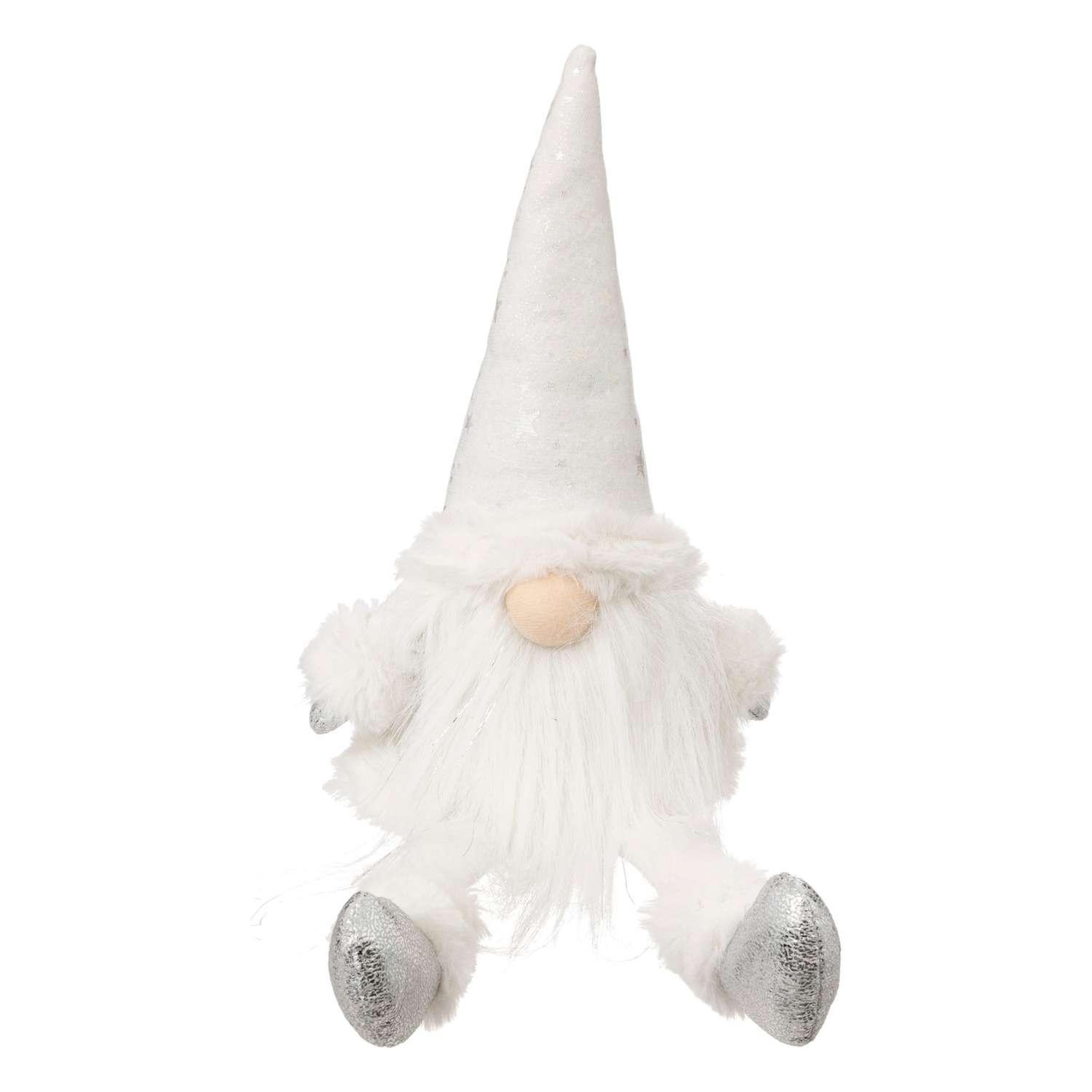 ATMOSPHERA Gnome de noël - h. 46 cm - blanc