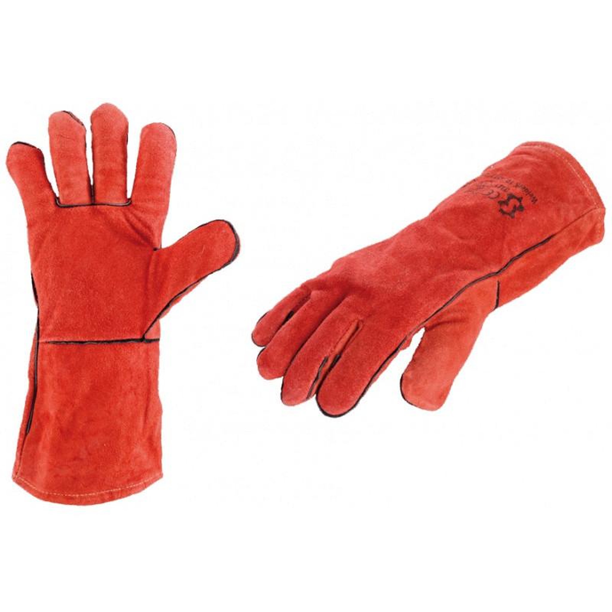 NOTRE SELECTION Gants de soudeur WELDER cousu avec fil Kevlar® rouge longueur 35cm WELDER KEV
