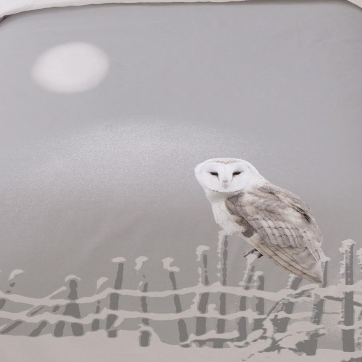 Dourev Housse de couette 140x200 CHOUETTE + 1 taie