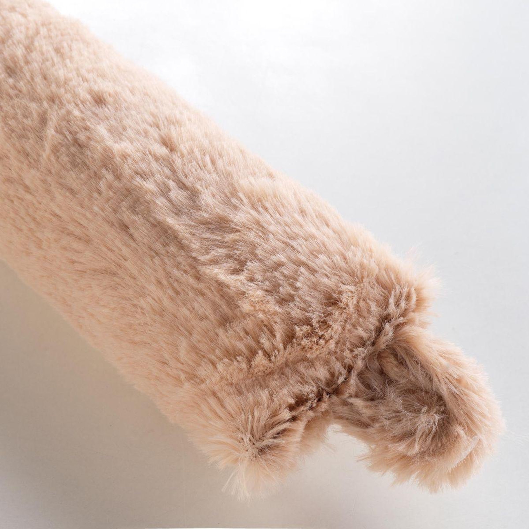 Voir la diapositive 2 : Douceur d'Intérieur Boudin bas de porte imitation fourrure  foxy  80cm sable