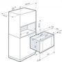 Voir la diapositive 2 : De Dietrich Micro-ondes encastrable 26l 900w noir - dme7121a