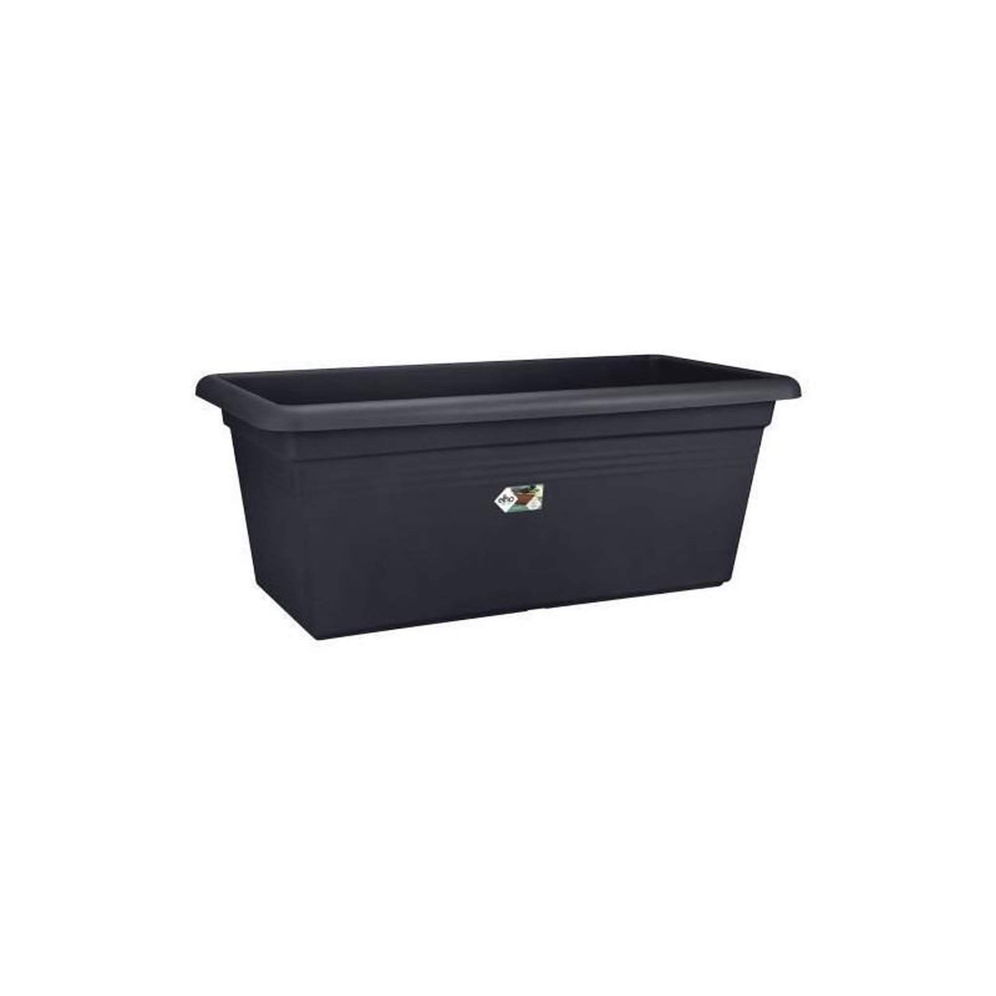 Voir la diapositive 2 : ELHO ELHO Jardiniere Green Basics 60 - Vivre noir - Exterieur - XXL - L 29,5 x W 59,2 x H 27,7 cm