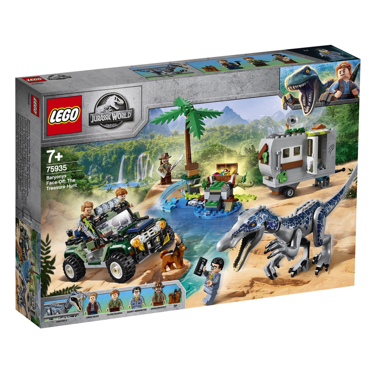 LEGO Jurassic World 75935 - L'affrontement du baryonyx : la chasse au trésor