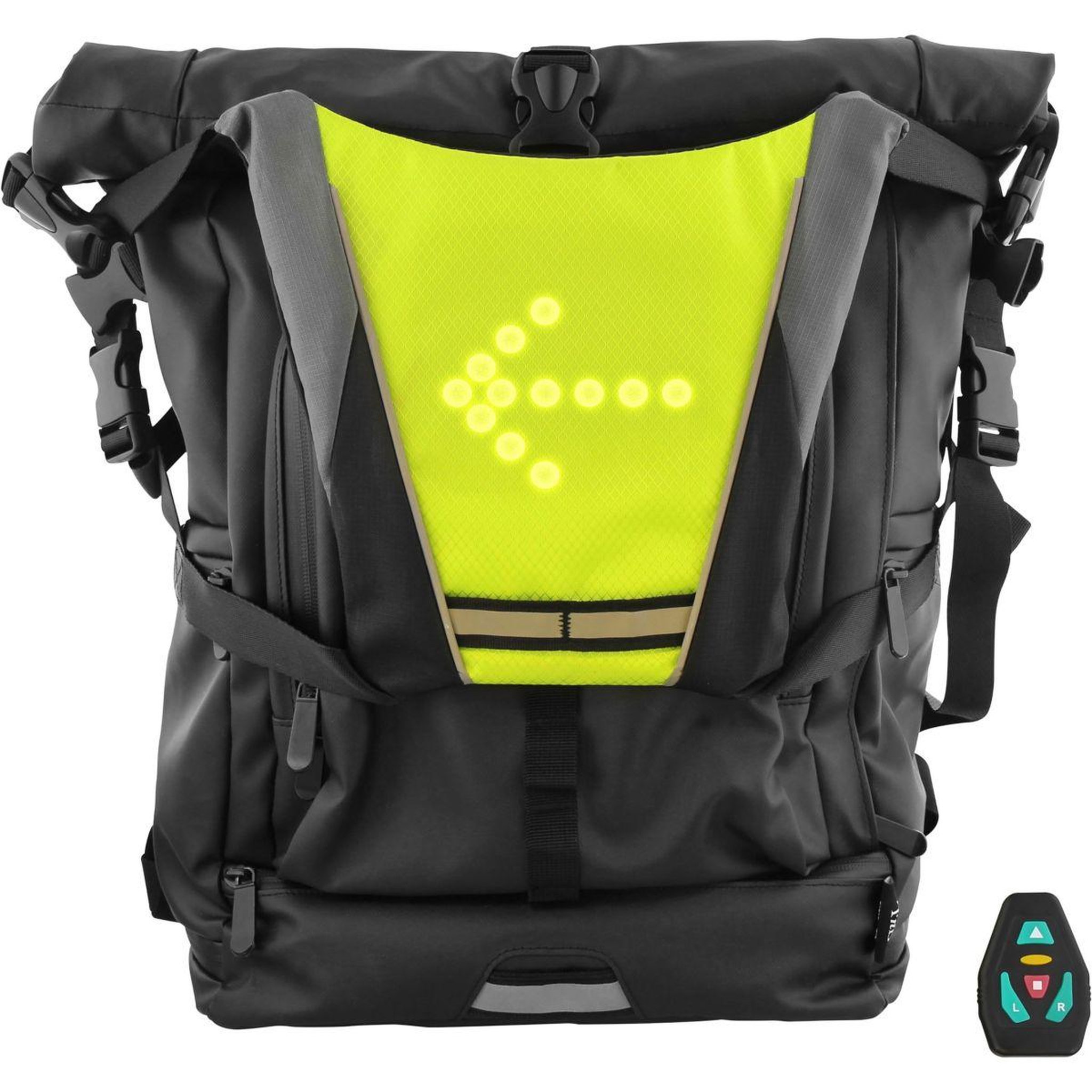 Voir la diapositive 5 : TNB Gilet jaune signal LED + Télécommande