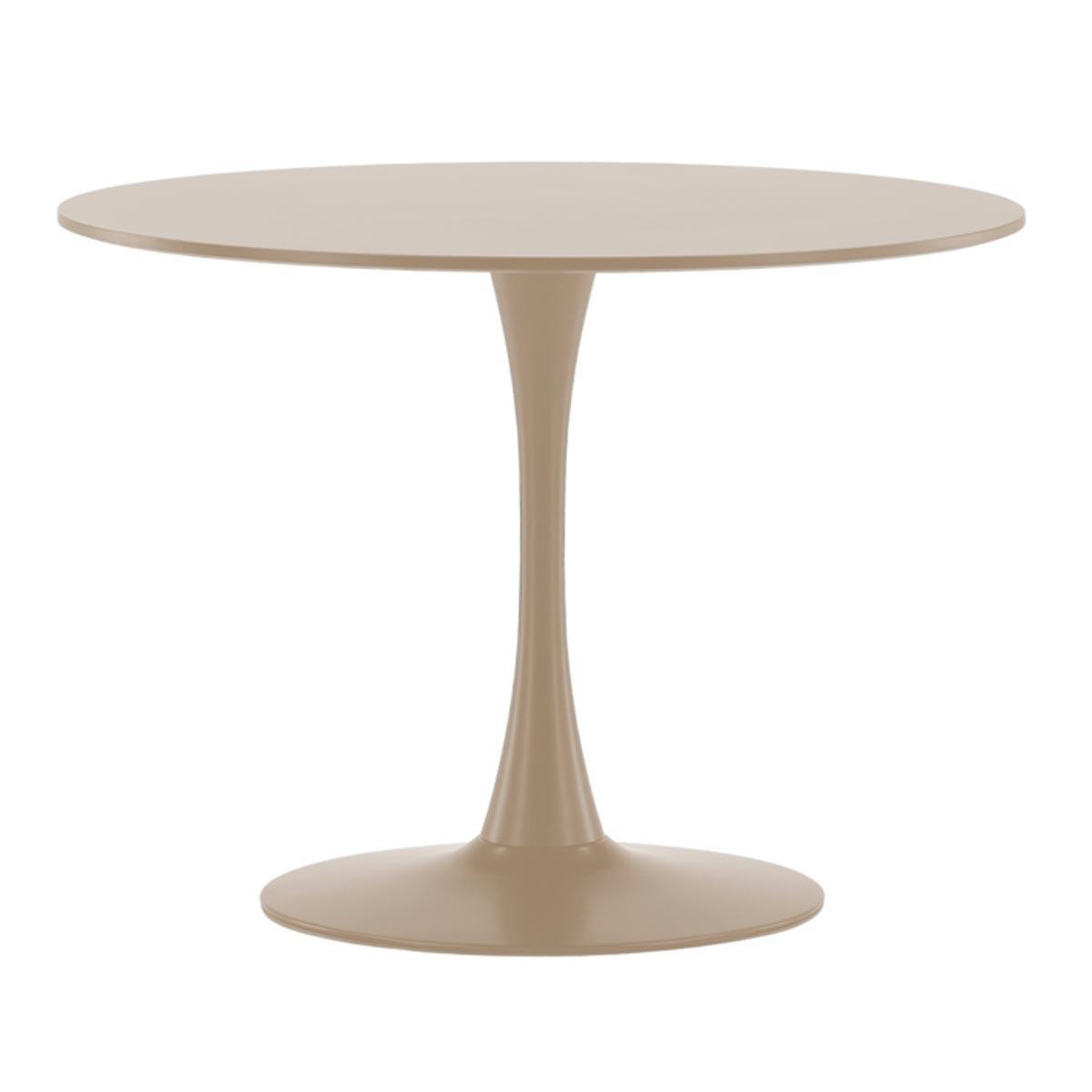 Paris Prix Table à manger ronde  glade  100cm beige