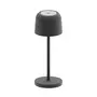 Lumisky Lampe de table sans fil SHOPIA Gris anthracite Aluminium H20CM