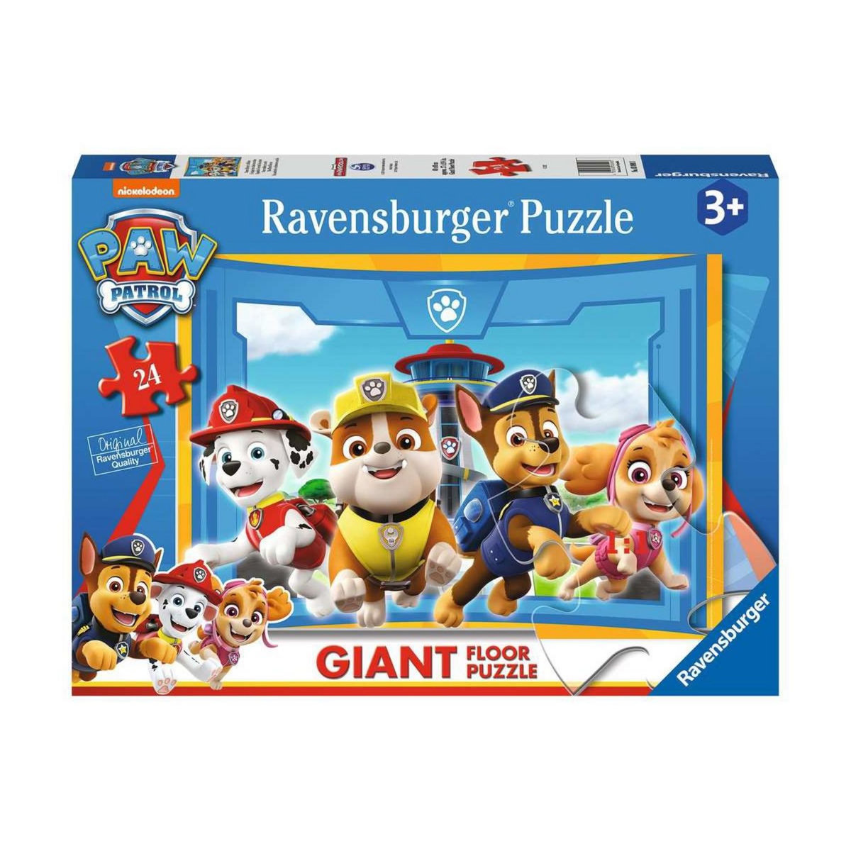 RAVENSBURGER Puzzle giant 24 pieces - L equipe des chiots en action - Pat Patrouille