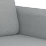 Voir la diapositive 5 : VIDAXL Ensemble de canapes 2 pcs coussins gris clair tissu