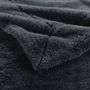 Voir la diapositive 3 : Paris Prix Plaid Imitation Fourrure  Caresse  125x150cm Anthracite