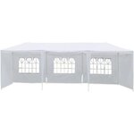 Habitat et Jardin Tente de réception  Carolina  en polyéthylène - 3 x 9 m